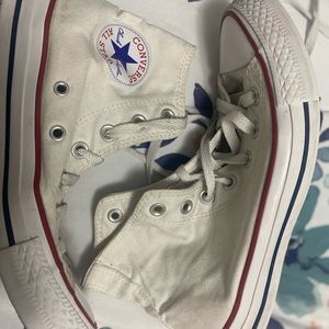 White High Top Converse